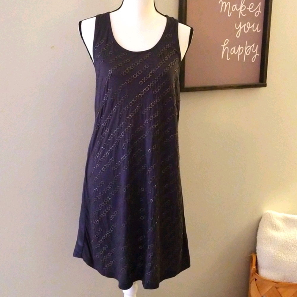 NWT Haute Hippie Steampunk chain Midi dress
